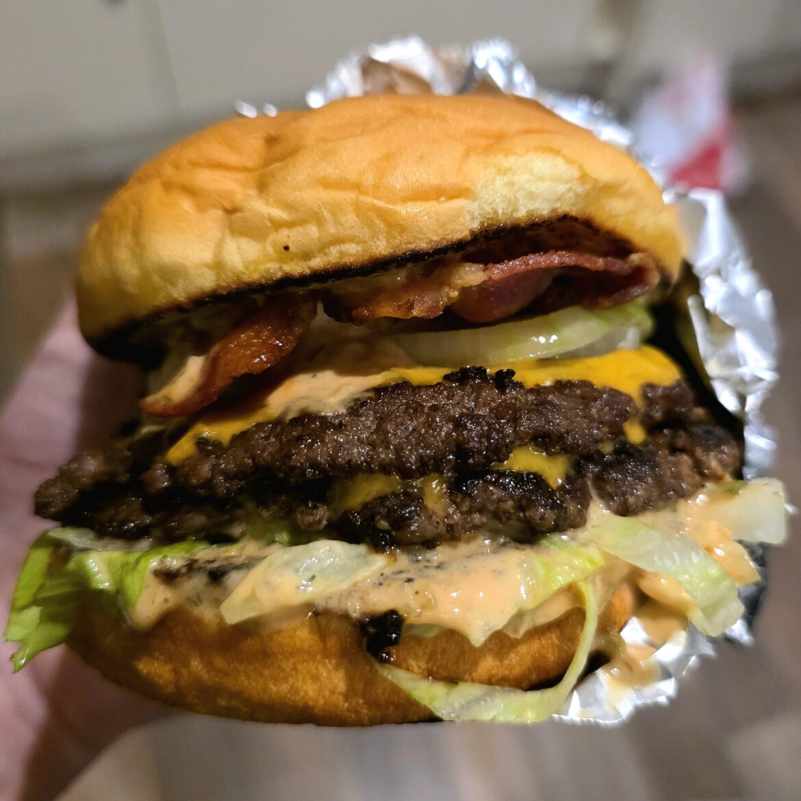 Homemade Bacon Double Cheese Homemade Bacon Double Cheese