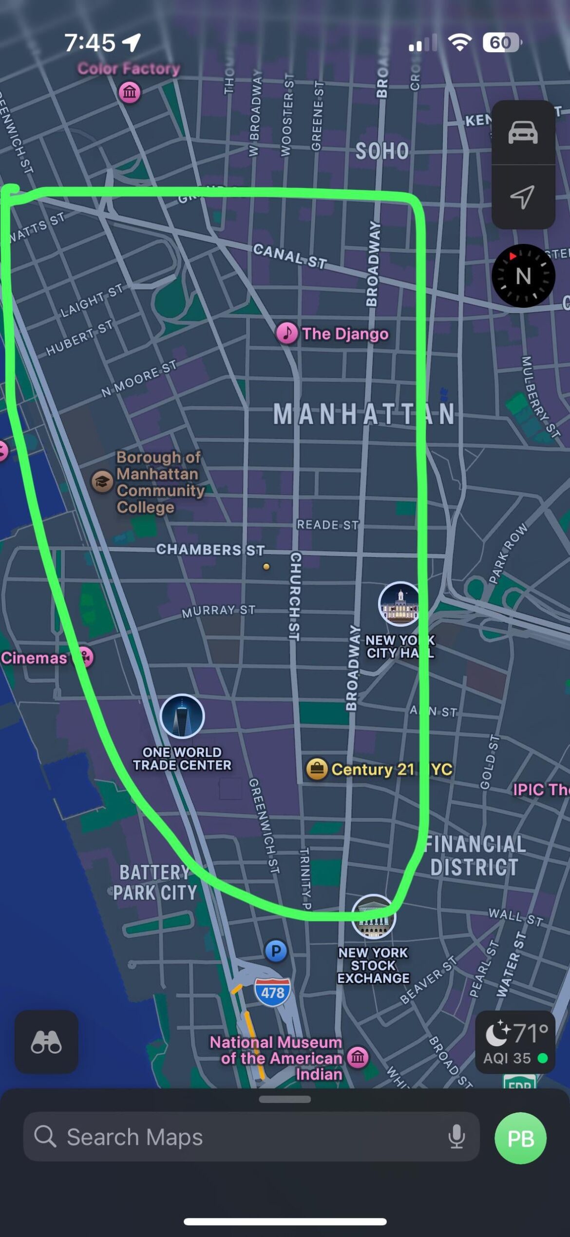 Cheap eats within the circle?