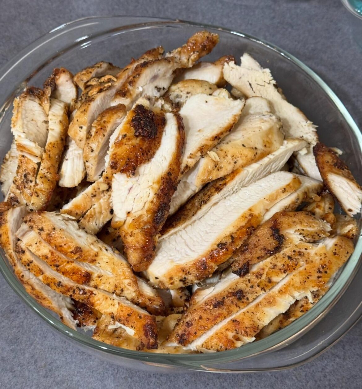 Chicken Breast sautéd in Avocado Oil with Black Pepper