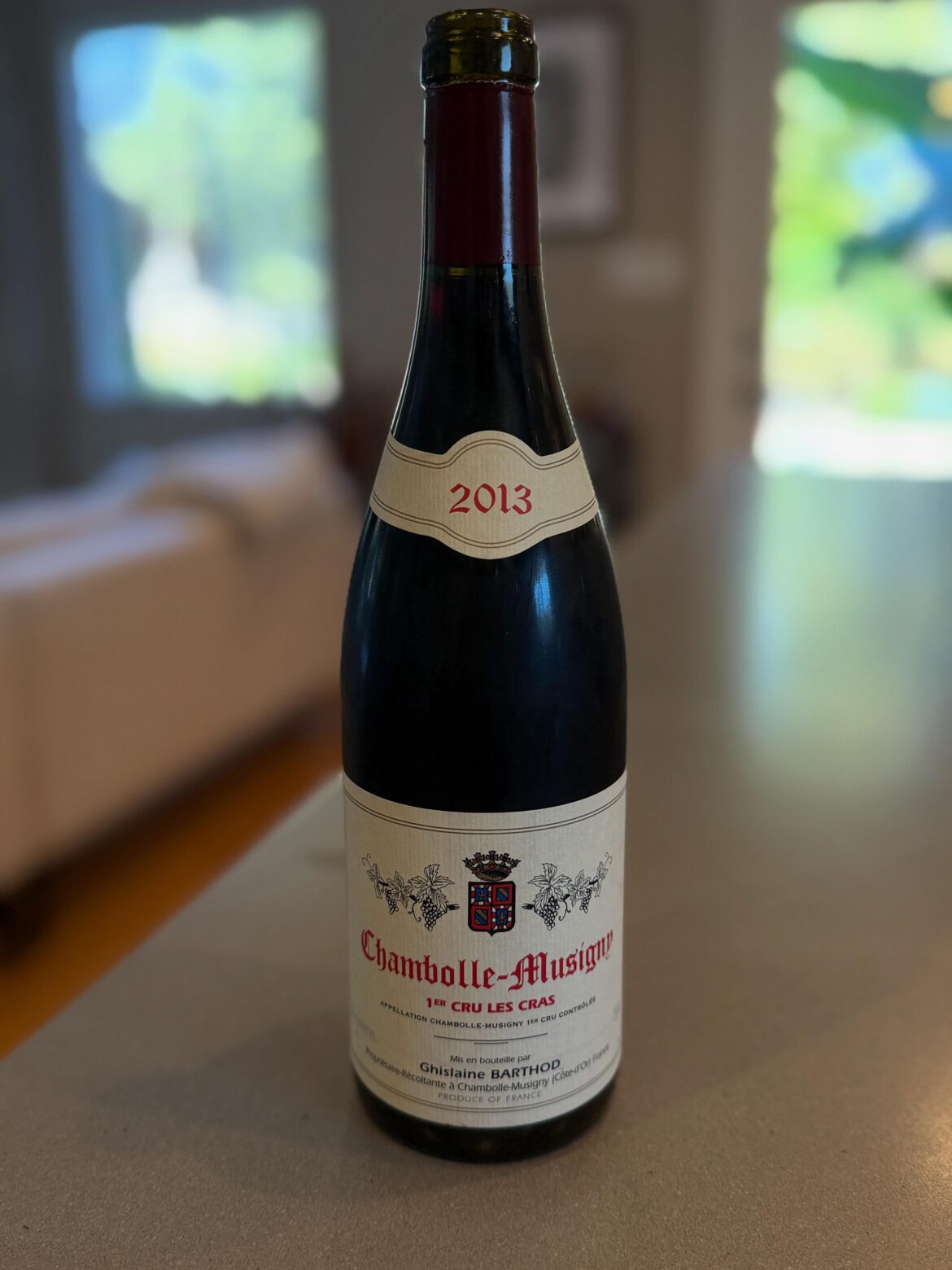 First serious Burgundy bottle First serious Burgundy bottle