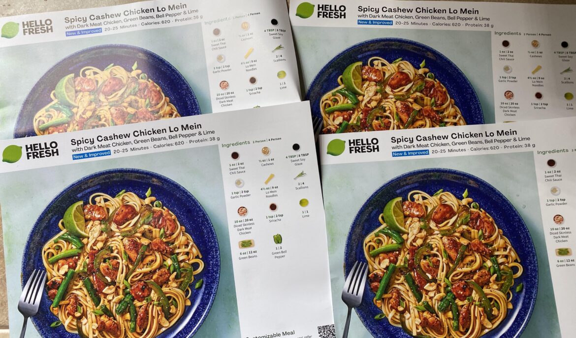 Dang if only they had sent my spicy cashew lo mein recipe card😩