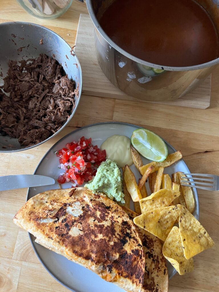 my very first birria tacos