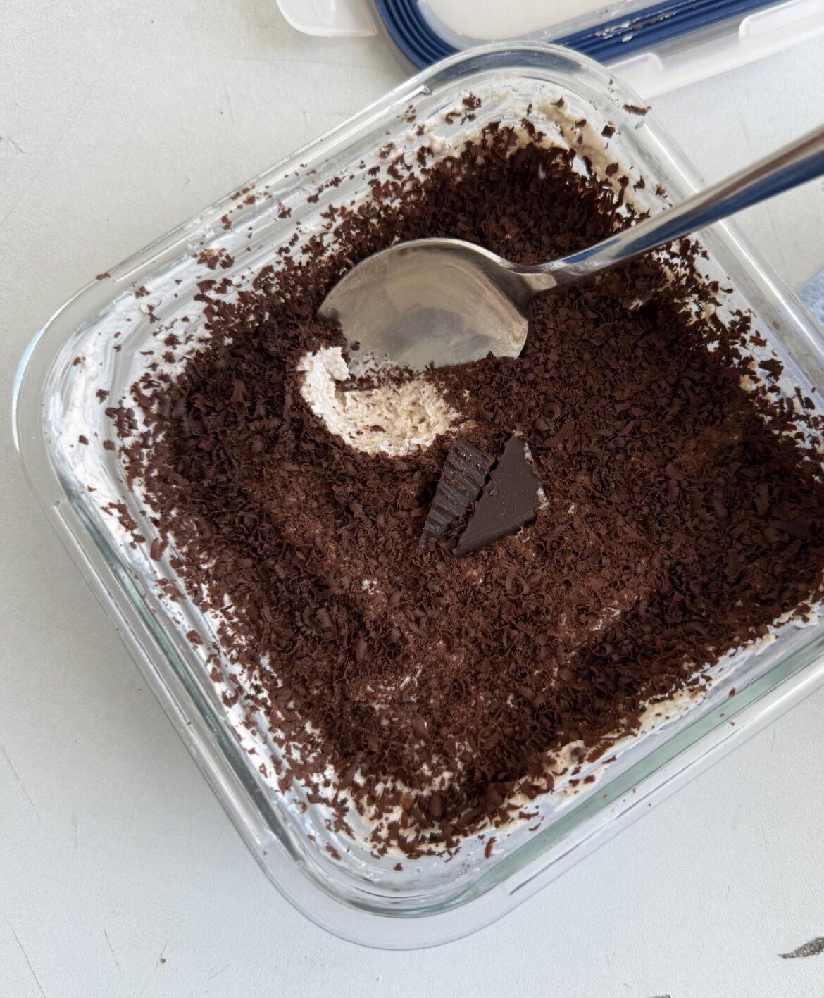 High Protein Chocolate Yogurt Bowl Dessert