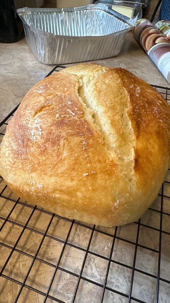 I made my first loaf of bread the other day