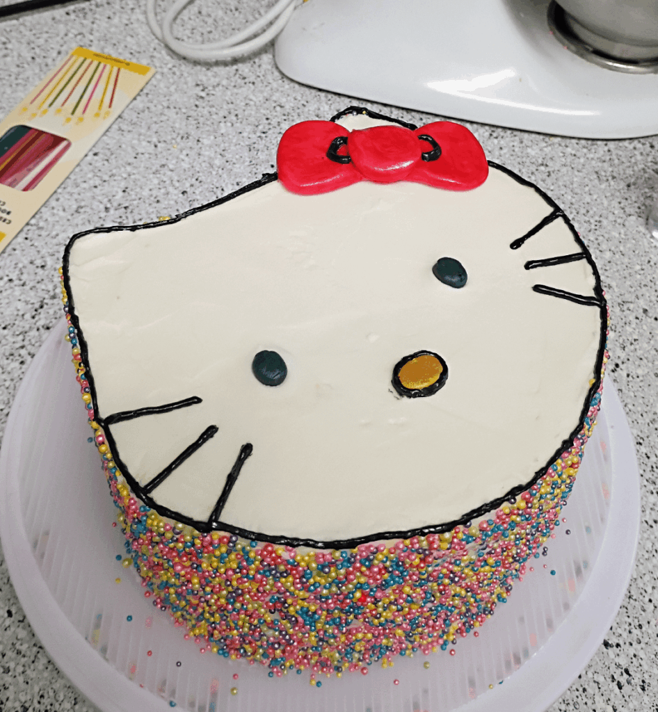 My third cake, Greetings Cat My third cake, Greetings Cat