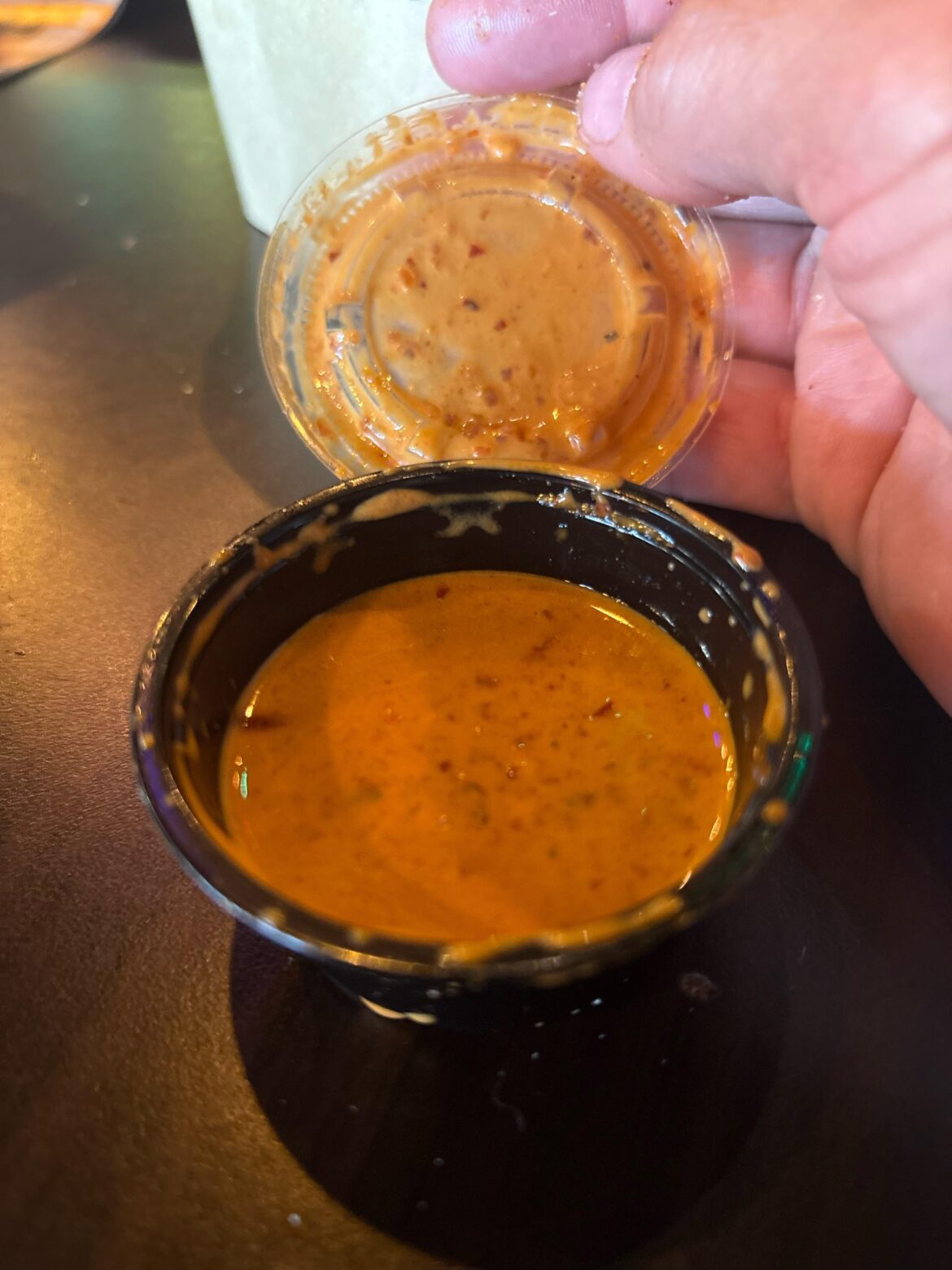 Finally, a sauce that put me in my place. Finally, a sauce that put me in my place.