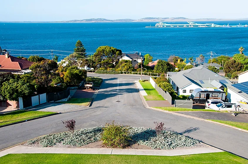 The picturesque town of Port Lincoln, South Australia.