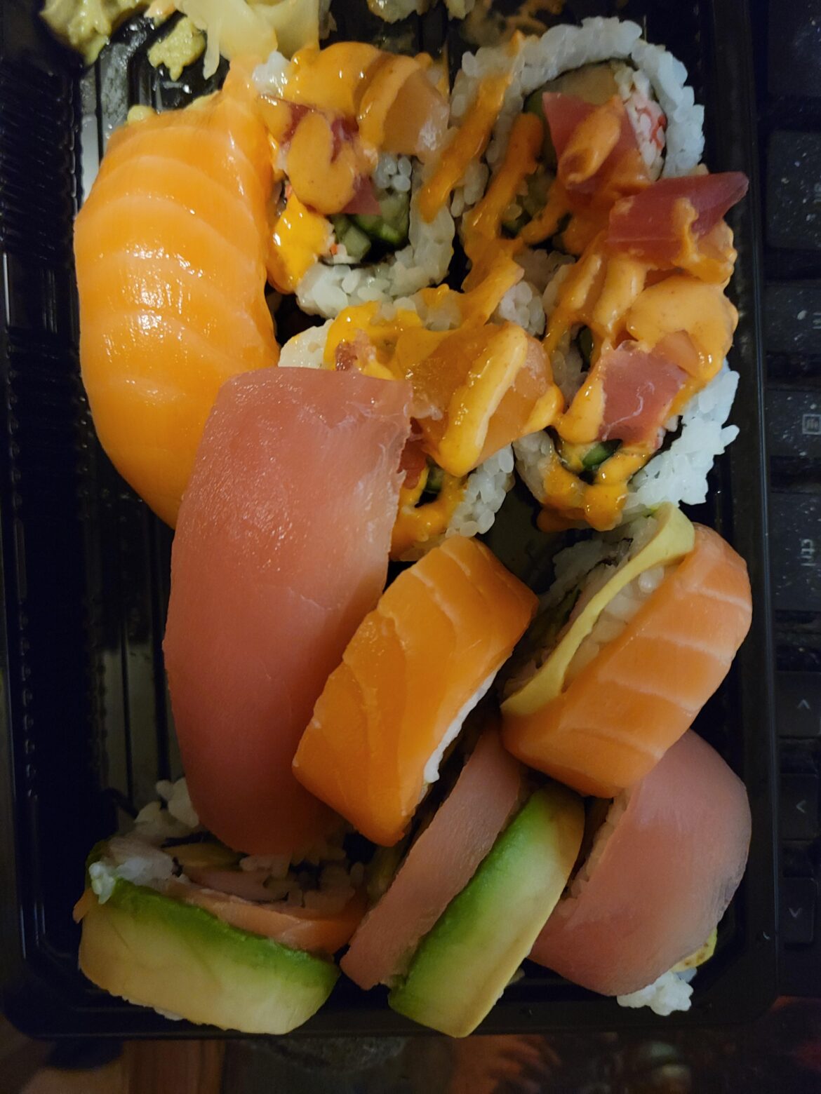 I love grocery store sushi.