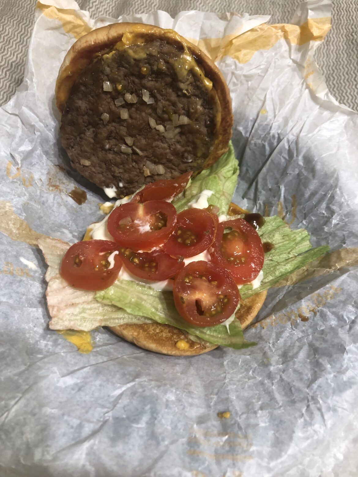 McDicks cheeseburgr deluxe