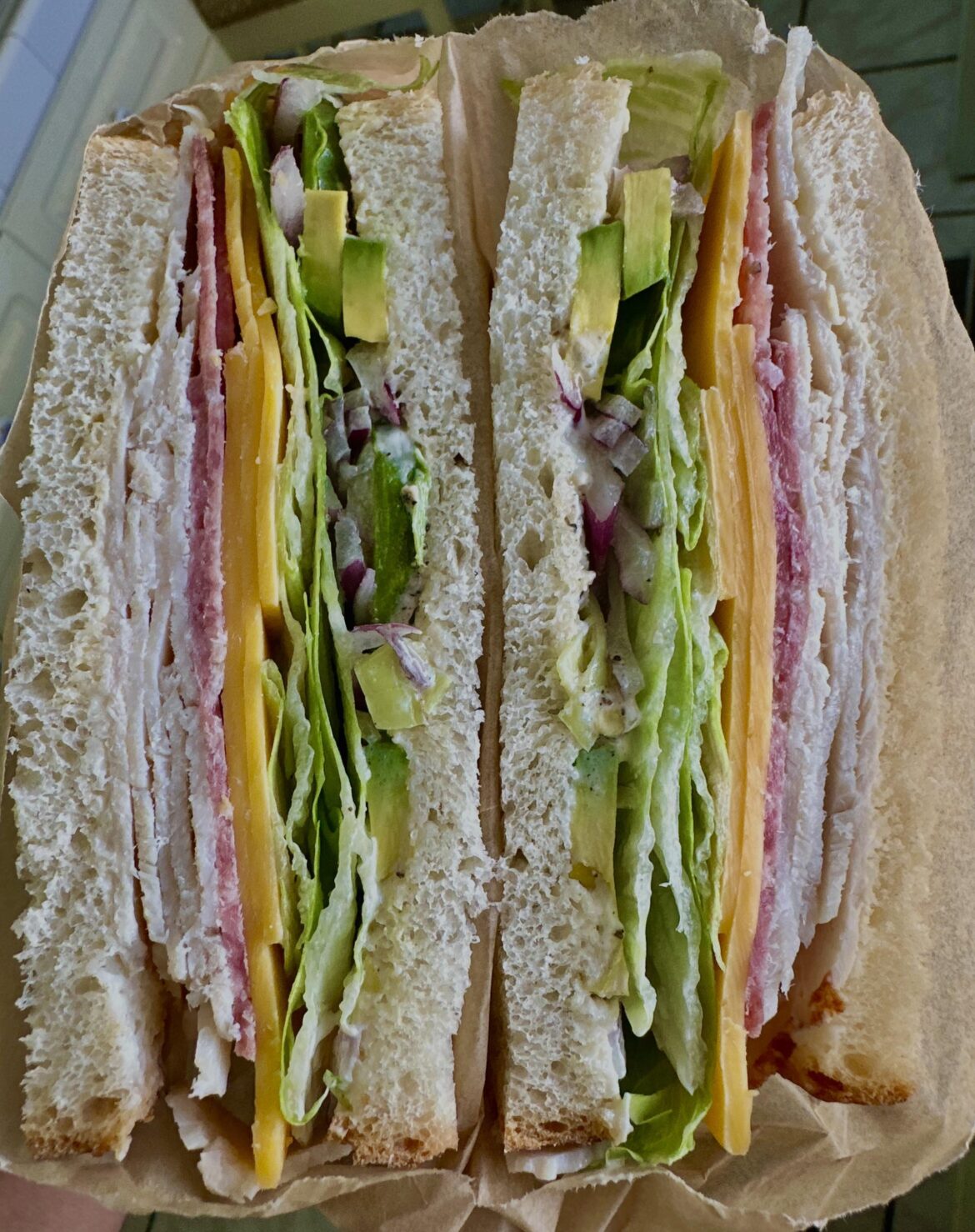 sandwich i made while “working from home”