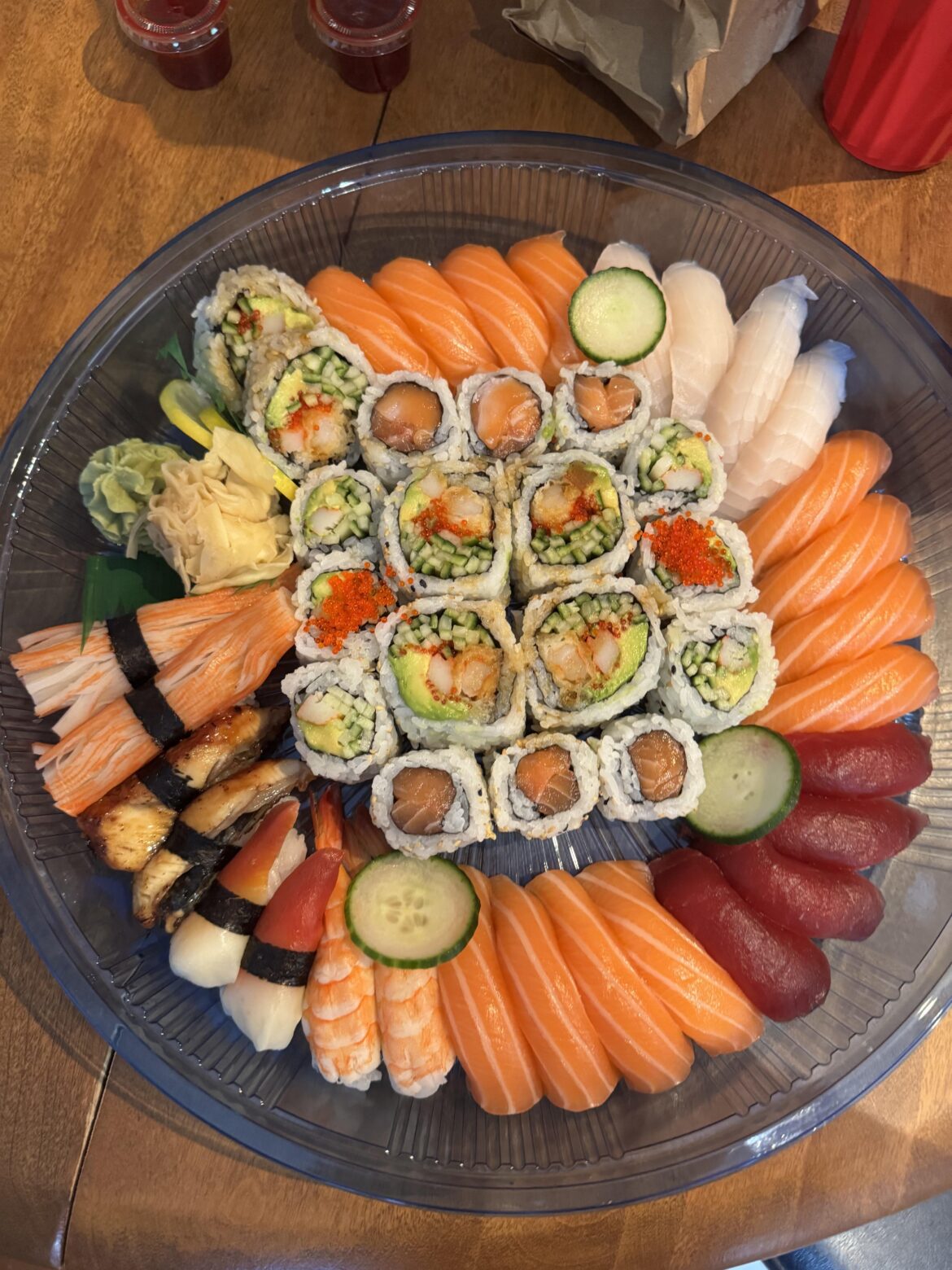 First sushi dinner of the month