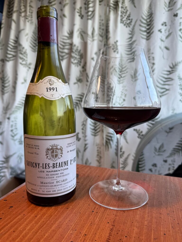 Maurice Écard Savigny-lès-Beaune 1er Cru “Les Narbentons” 1991