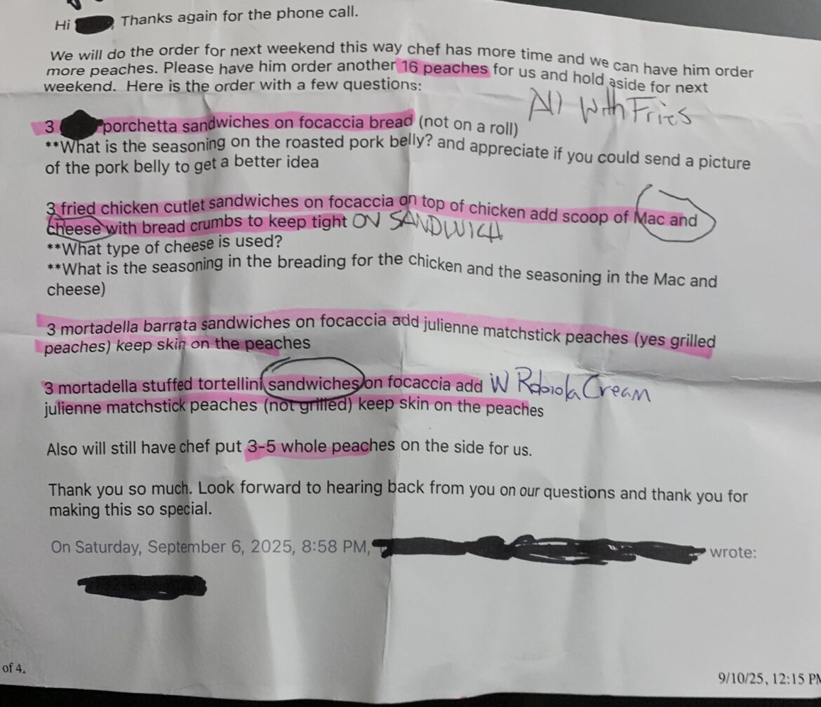 A Dying Man’s Last Meal?