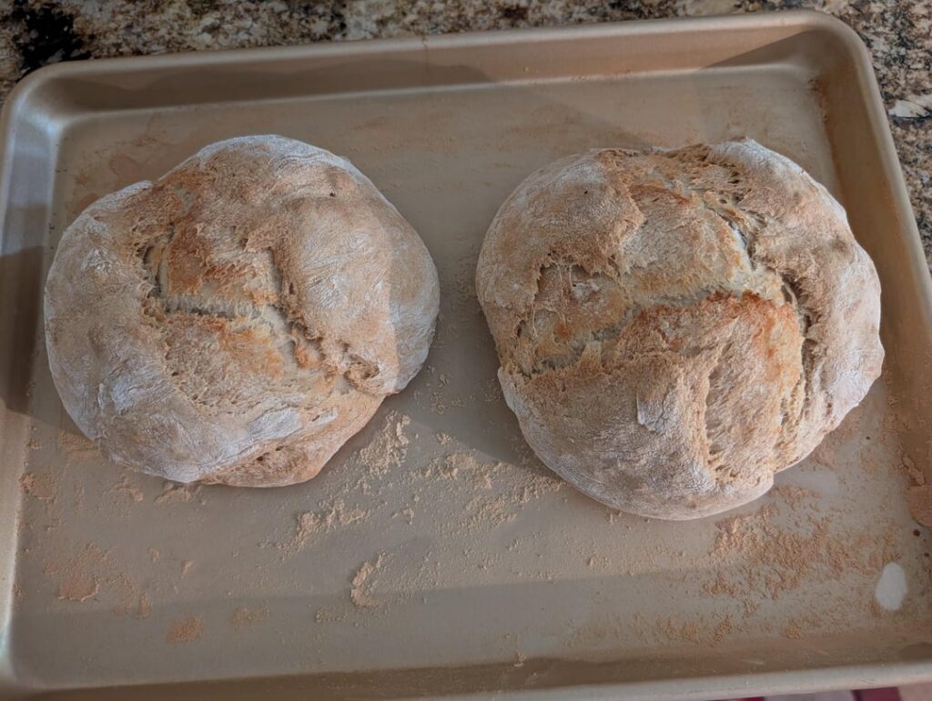 Made my first bread! Kid says I'm not allowed to buy regular bread anymore 😂