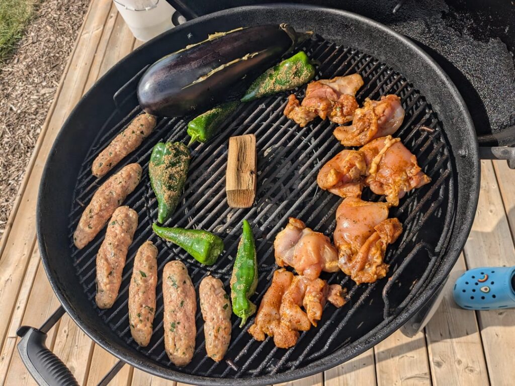 Had a shorter day at work – decided to get grilling! Had a shorter day at work - decided to get grilling!