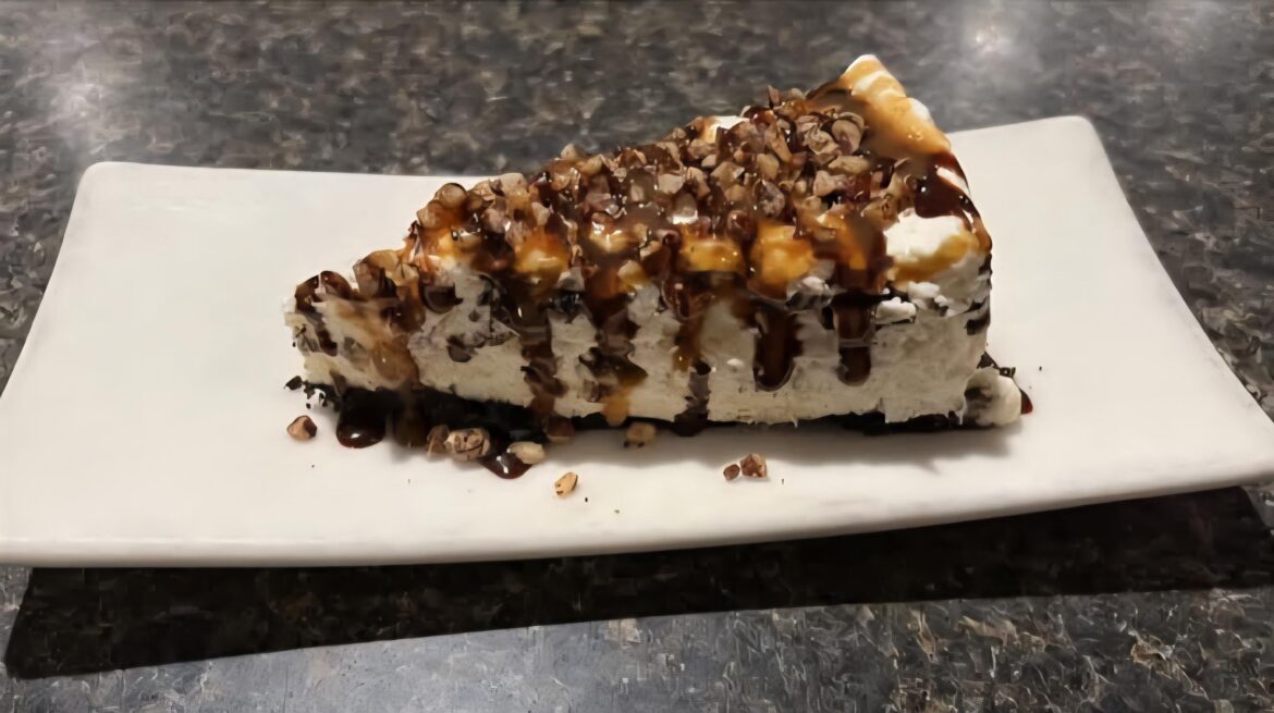 Made cheesecake. Heath cheesecakes.