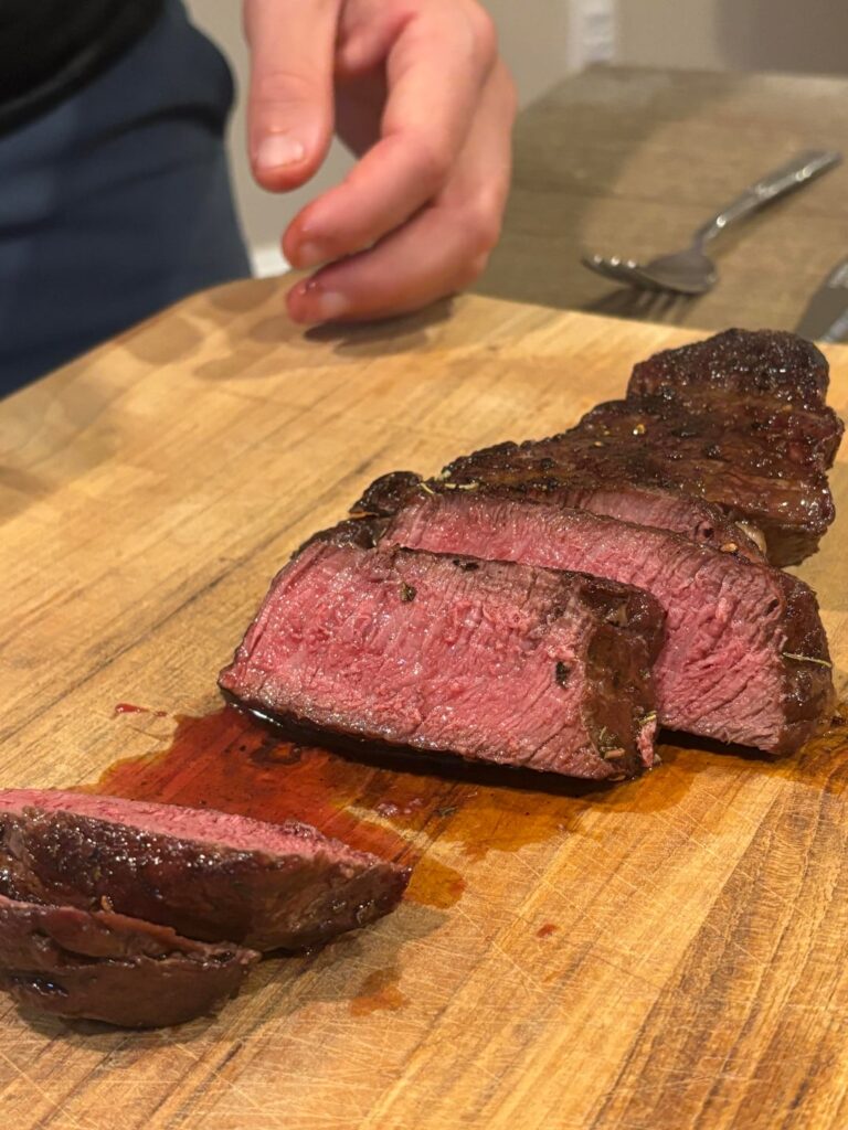 First time at filet mignon