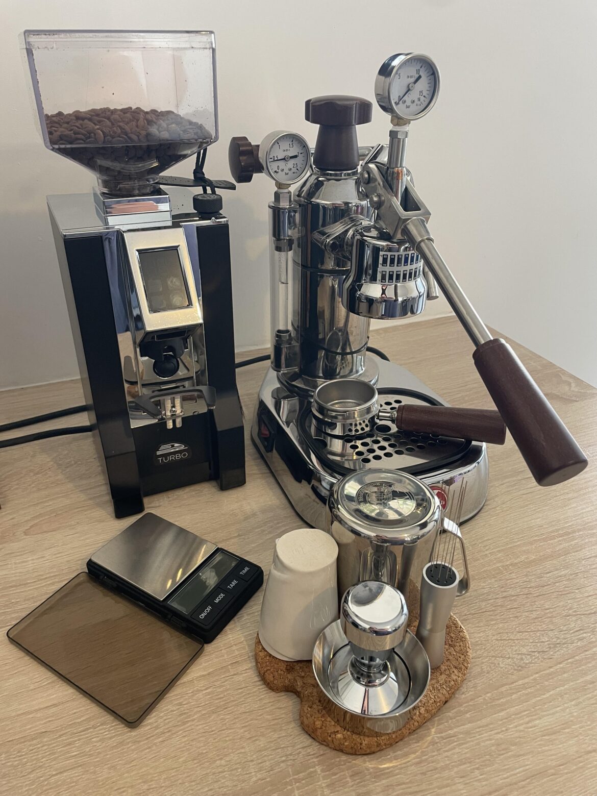 Switched from automatic to La Pavoni Switched from automatic to La Pavoni