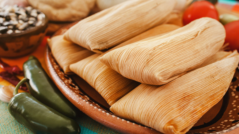 Plate of tamales