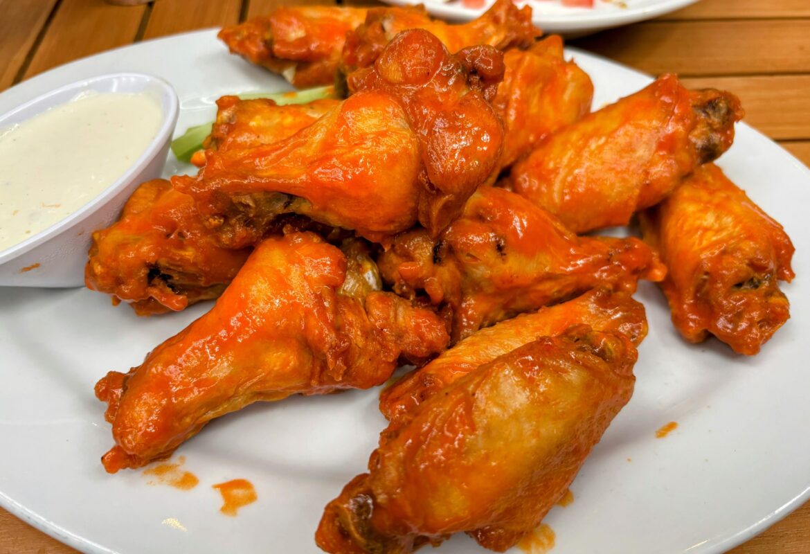 Simple, but good wings can’t be beat.