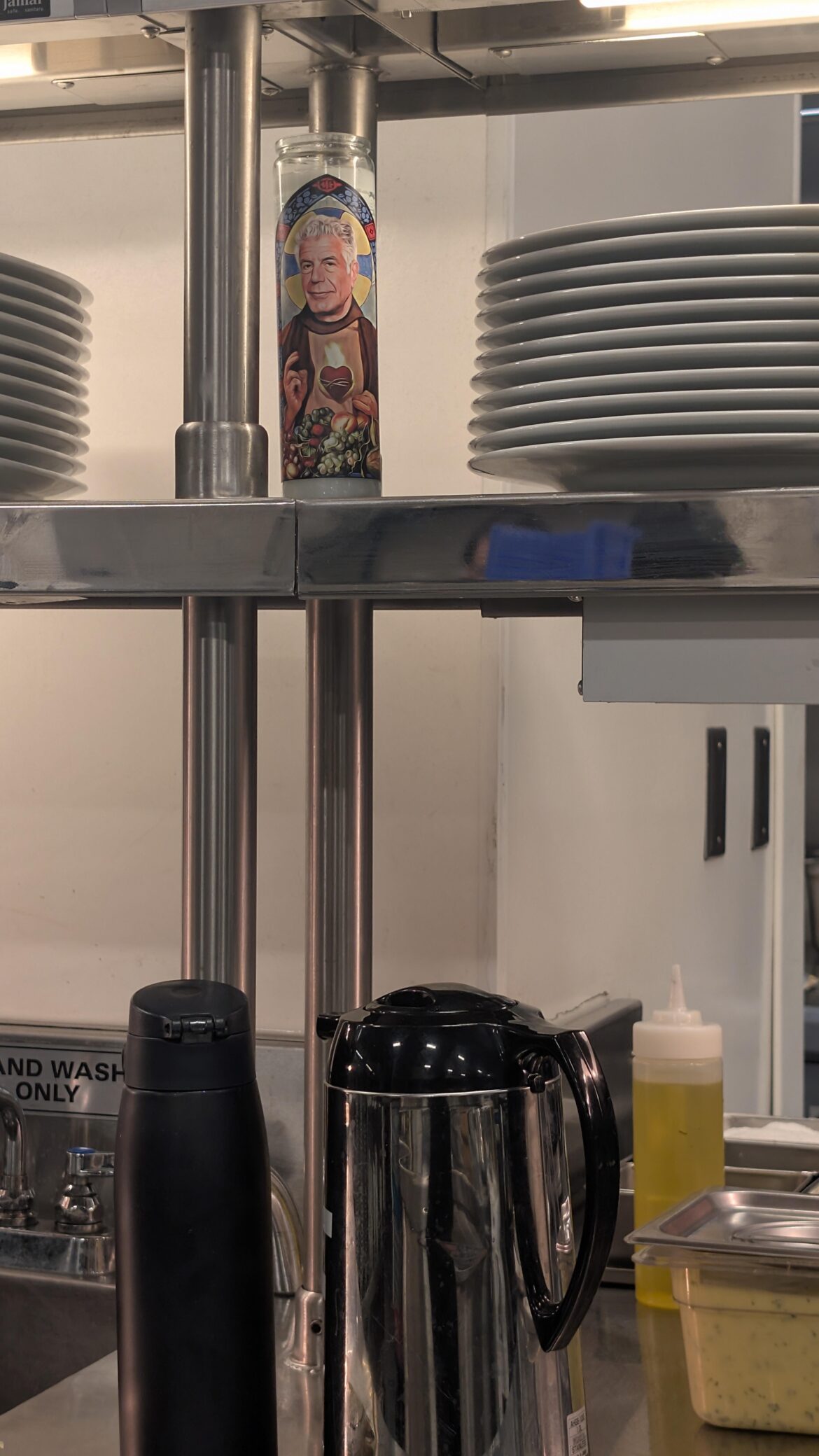 Saint Anthony the Opinionated watching over us.