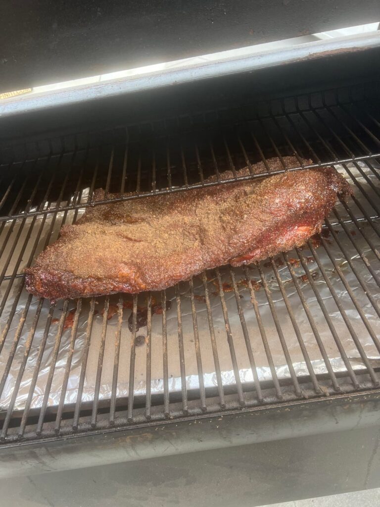 18 hour smoke plus 2 hour rest time in the oven