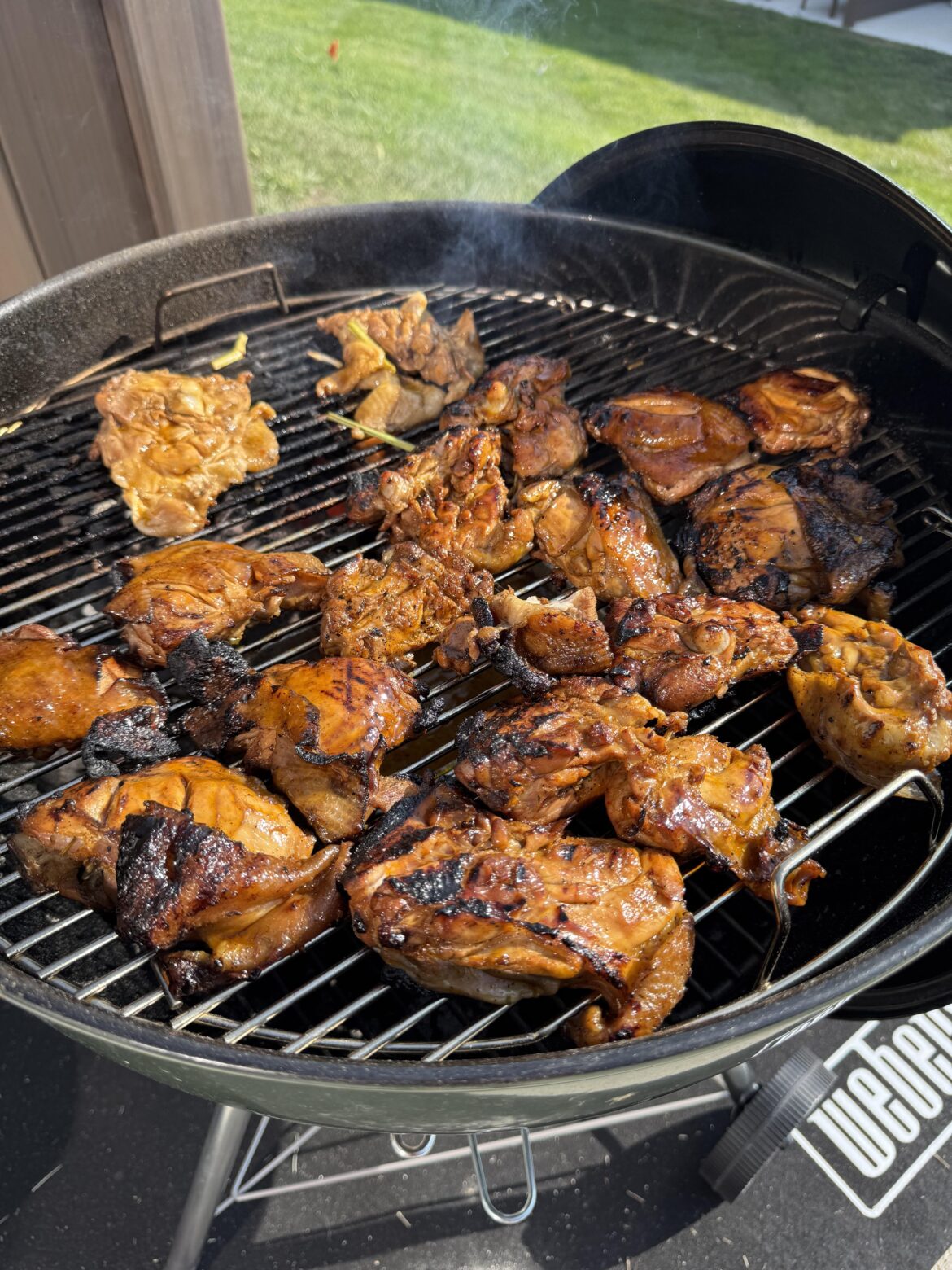 First try at Filipino Chicken Inasal on my Weber