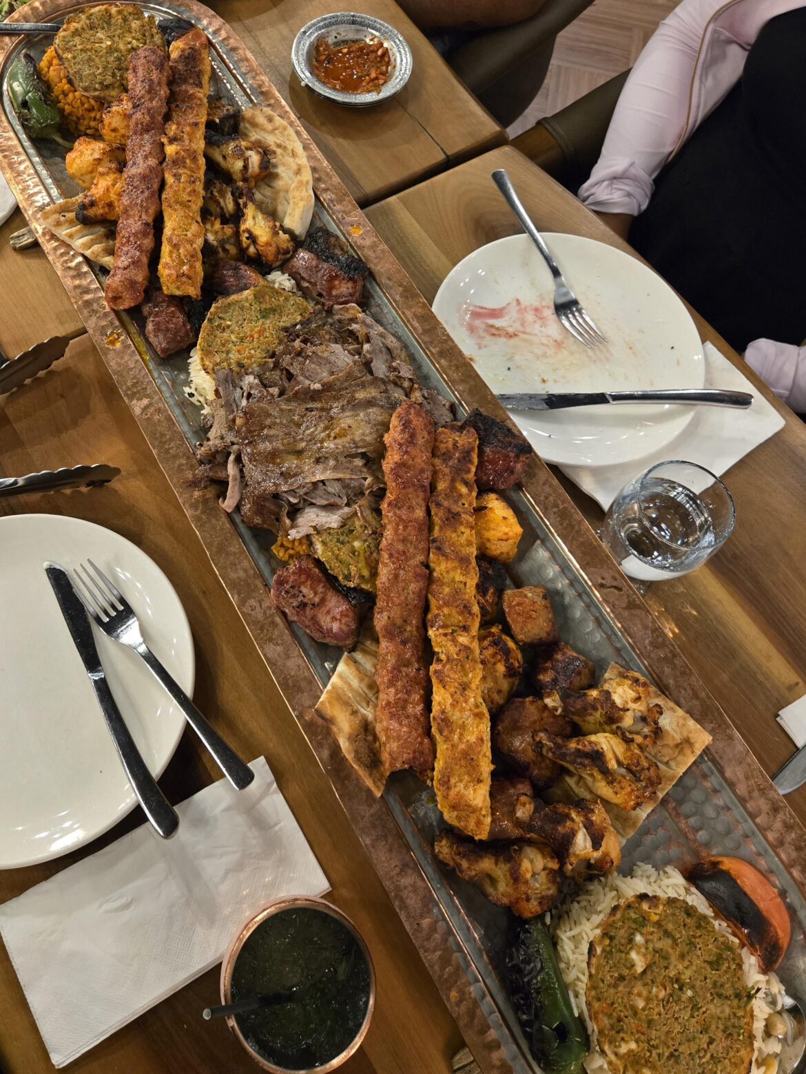 Mixed grill platter for 4 from Mangal Kebab House in Scarborough