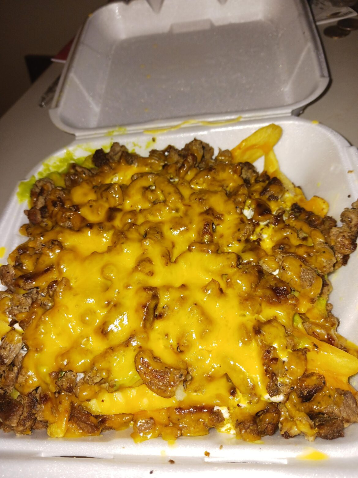 [I ate] carne asada fries