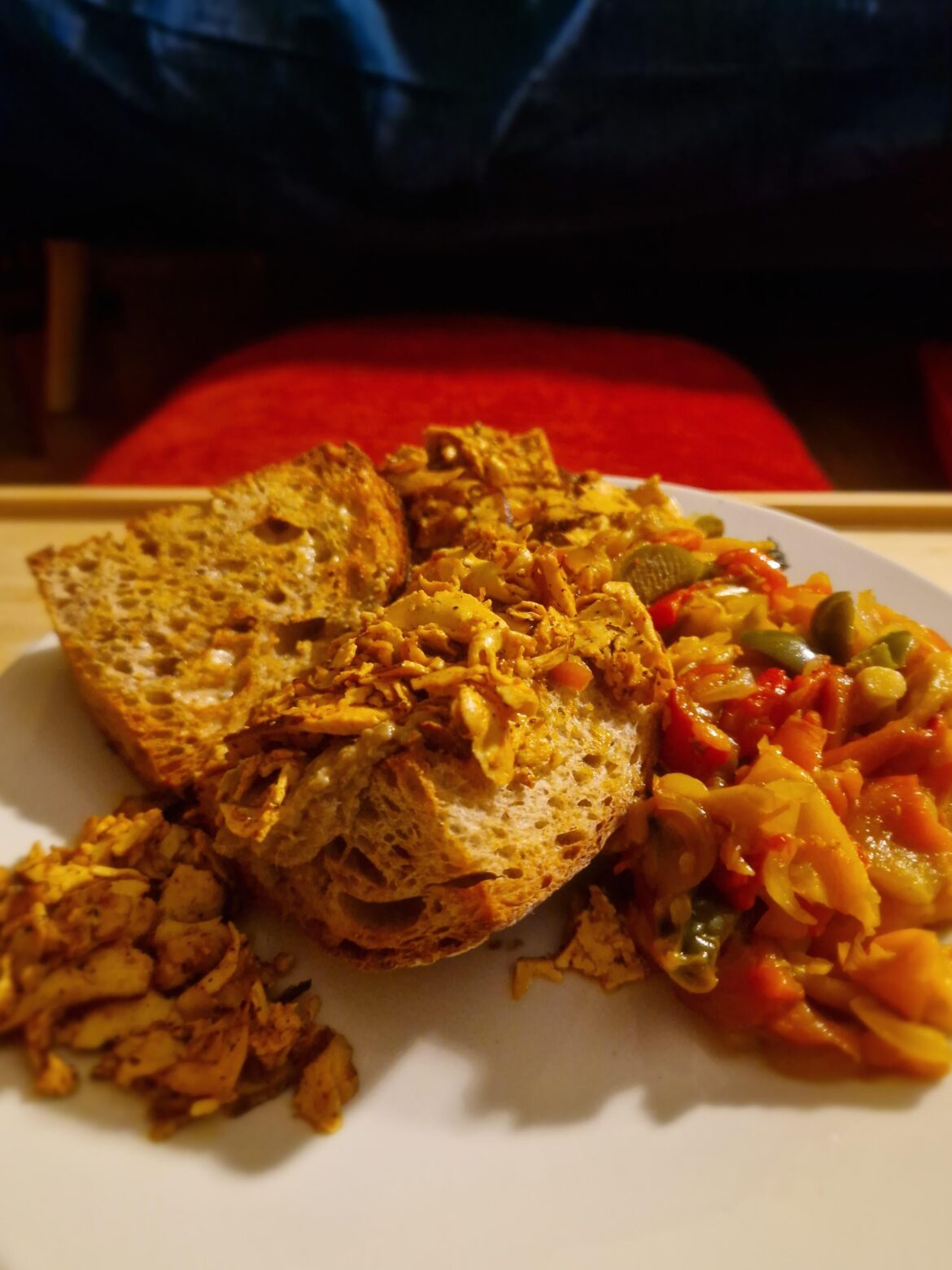 Tofu and Bell peppers