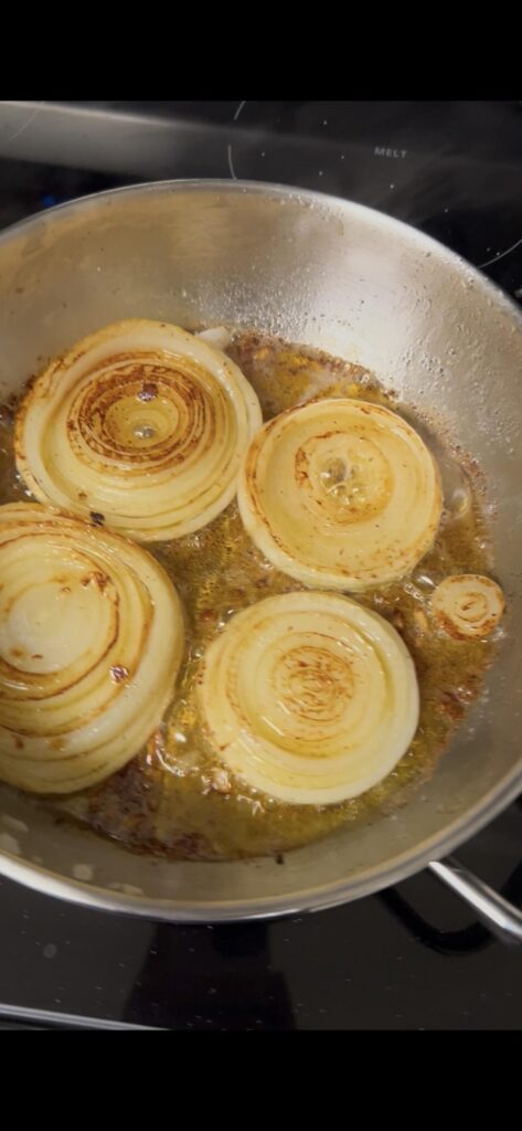 Made onion wrapped wagyu flying Dutchmen burgers last night