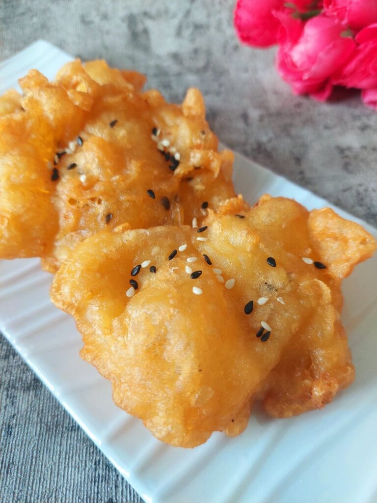 Flour Fried Jackfruit with Sesame Sprinkle