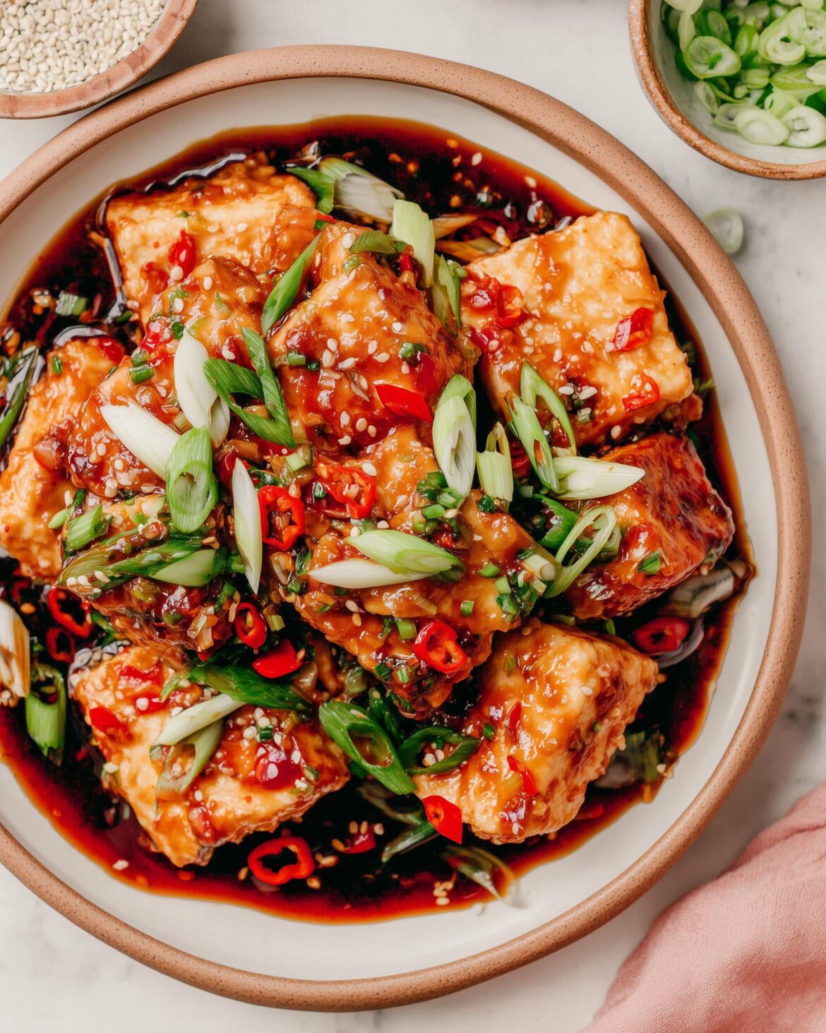 Vegan Szechuan Tofu