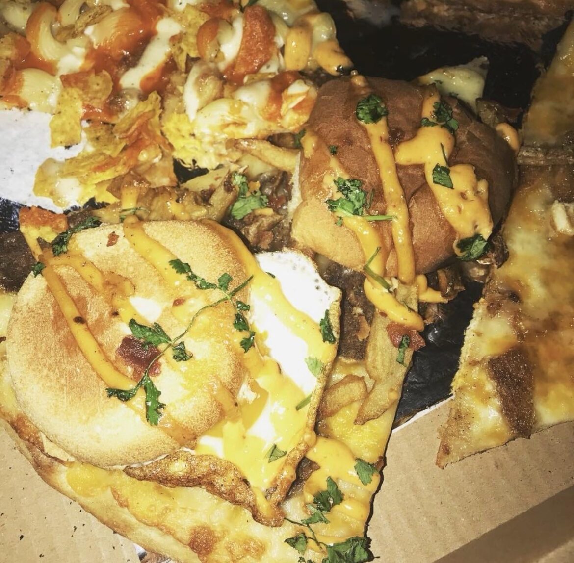Cheeseburger pizza