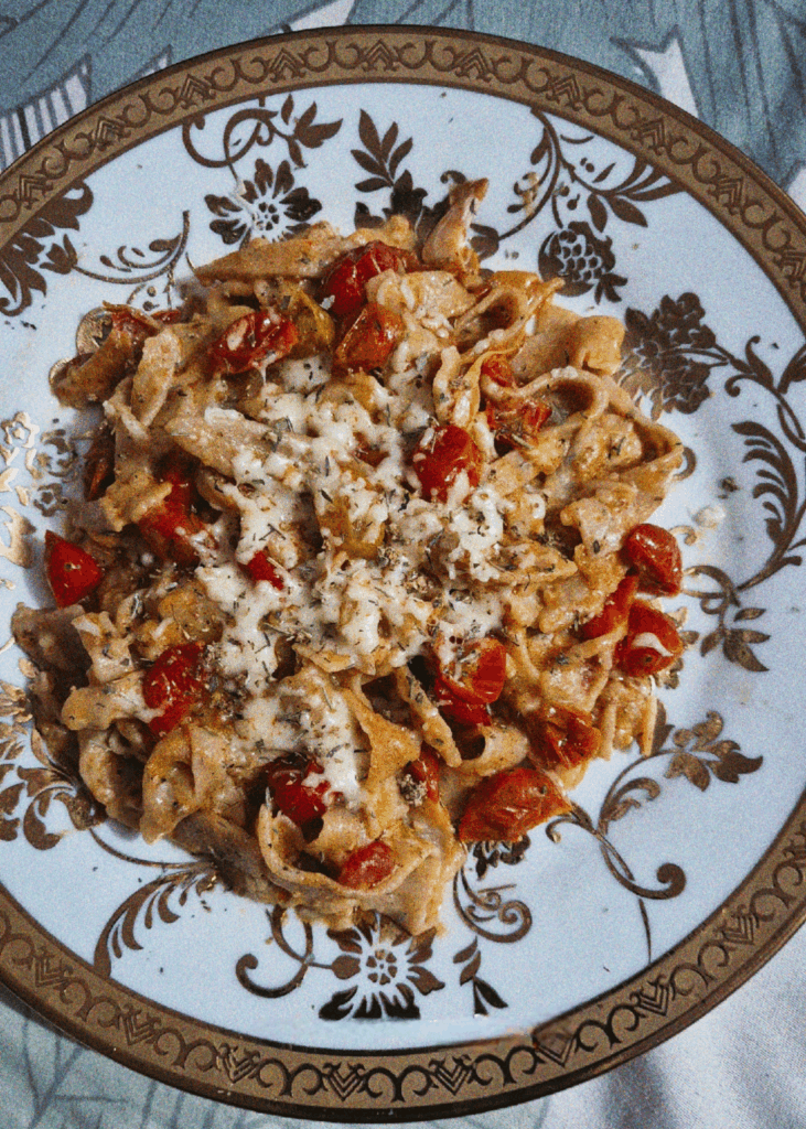 Cherry tomato fettuccine 🍝