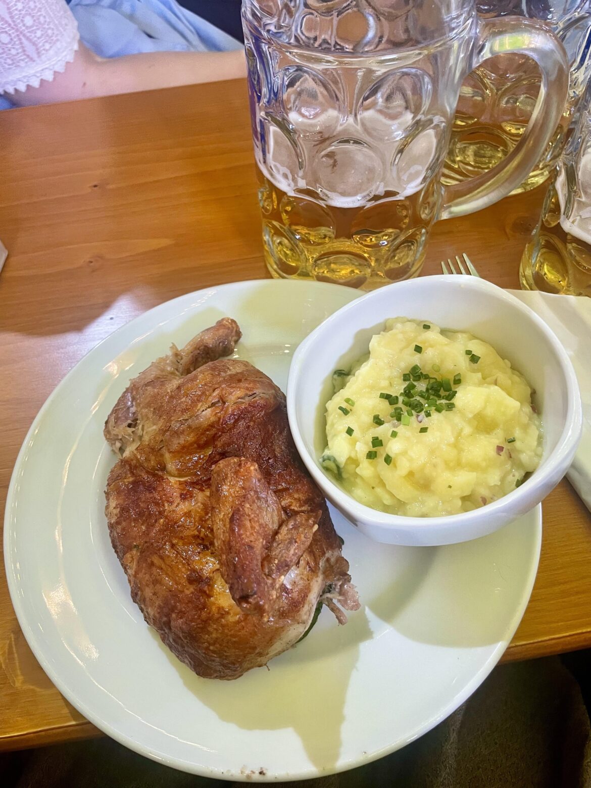 Oktoberfest chicken & potato salad