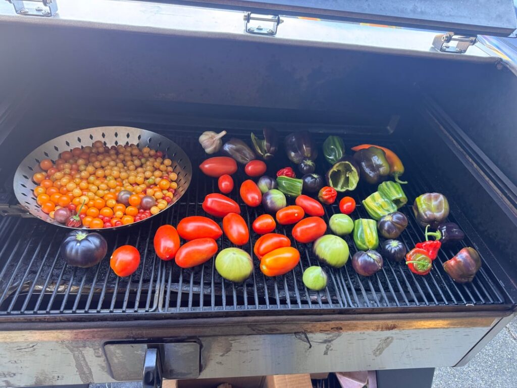 First time making salsa from my garden First time making salsa from my garden