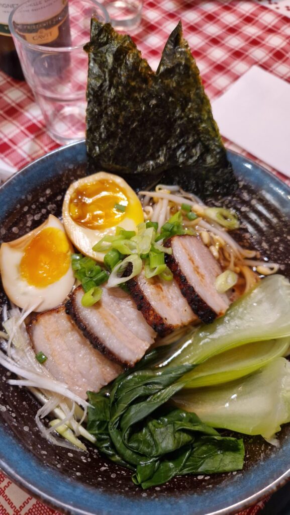 Made ramen from scratch due to punishment wheel