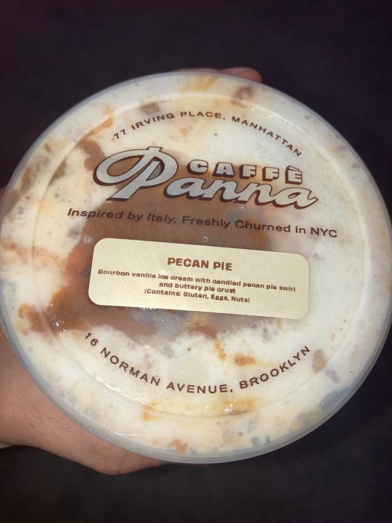 Caffe Panna Pecan Pie