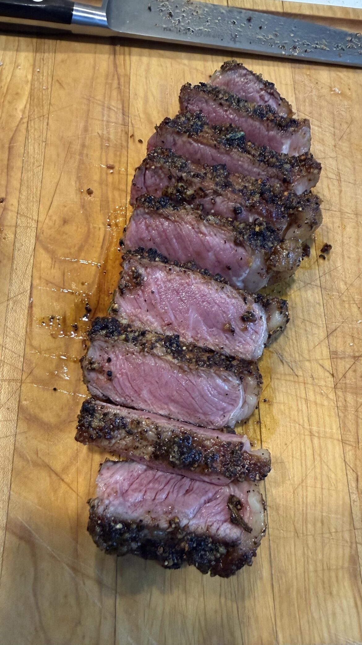 Recent NY Strip on the Cast Iron