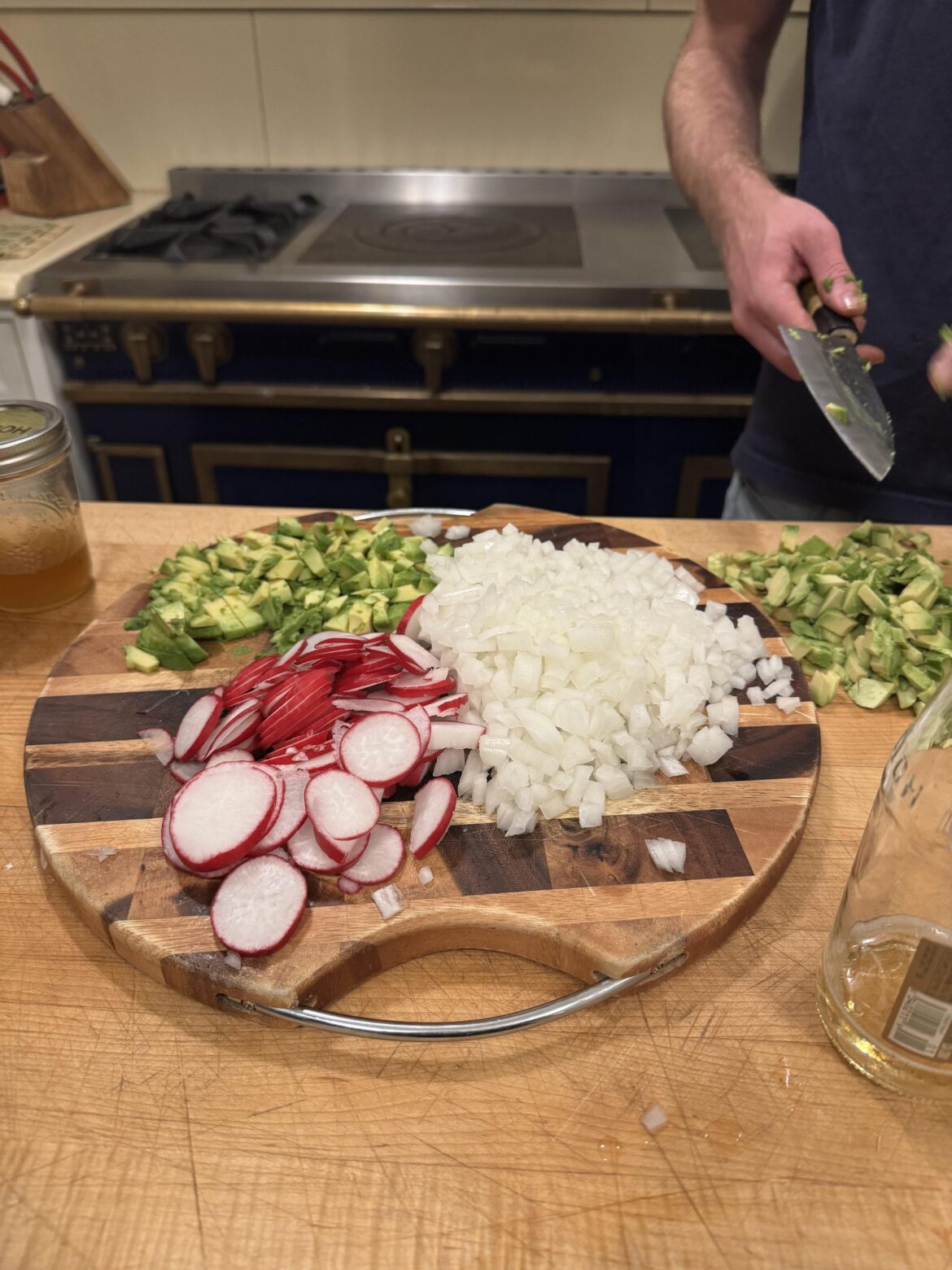 Couple onions I rough diced into my poke bowl