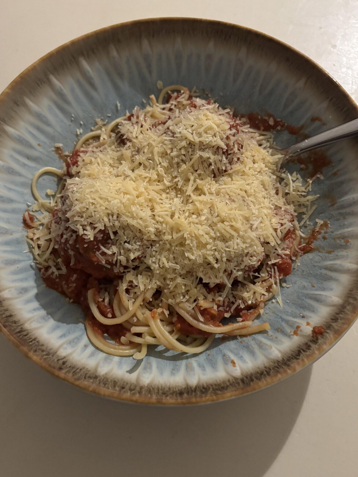 There is no other way to eat spaghetti and meatballs