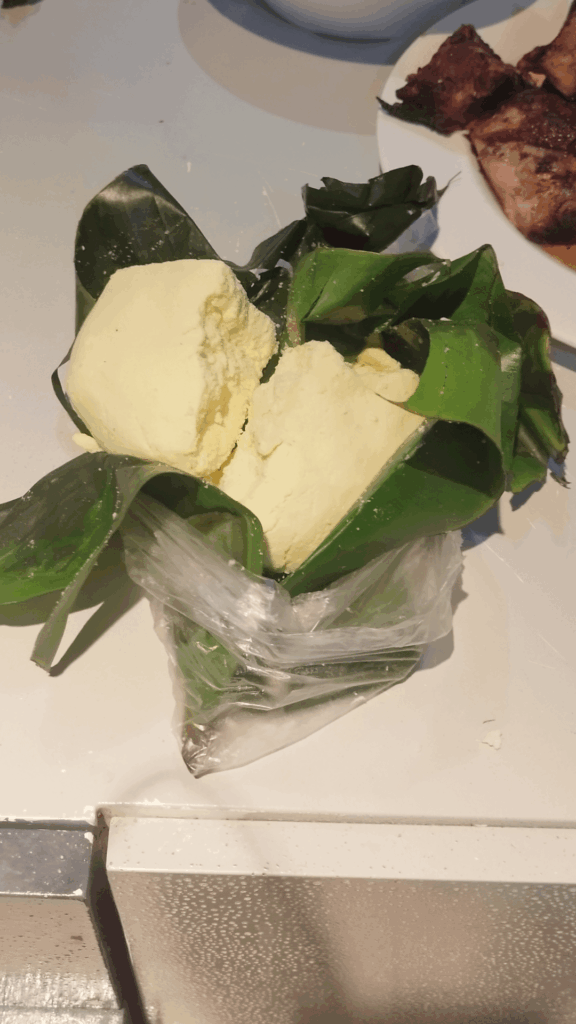 "queso de hoja" A cheese made on a palm leaf in the Andean regions of Colombia and Ecuador
