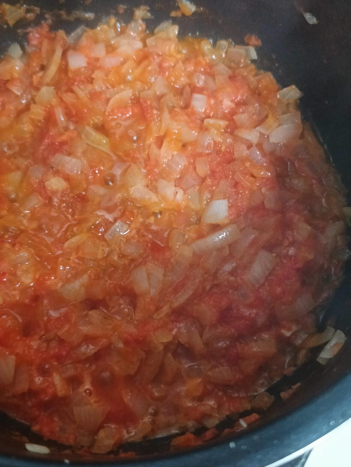 Witnessed the moment of tomato transfiguration