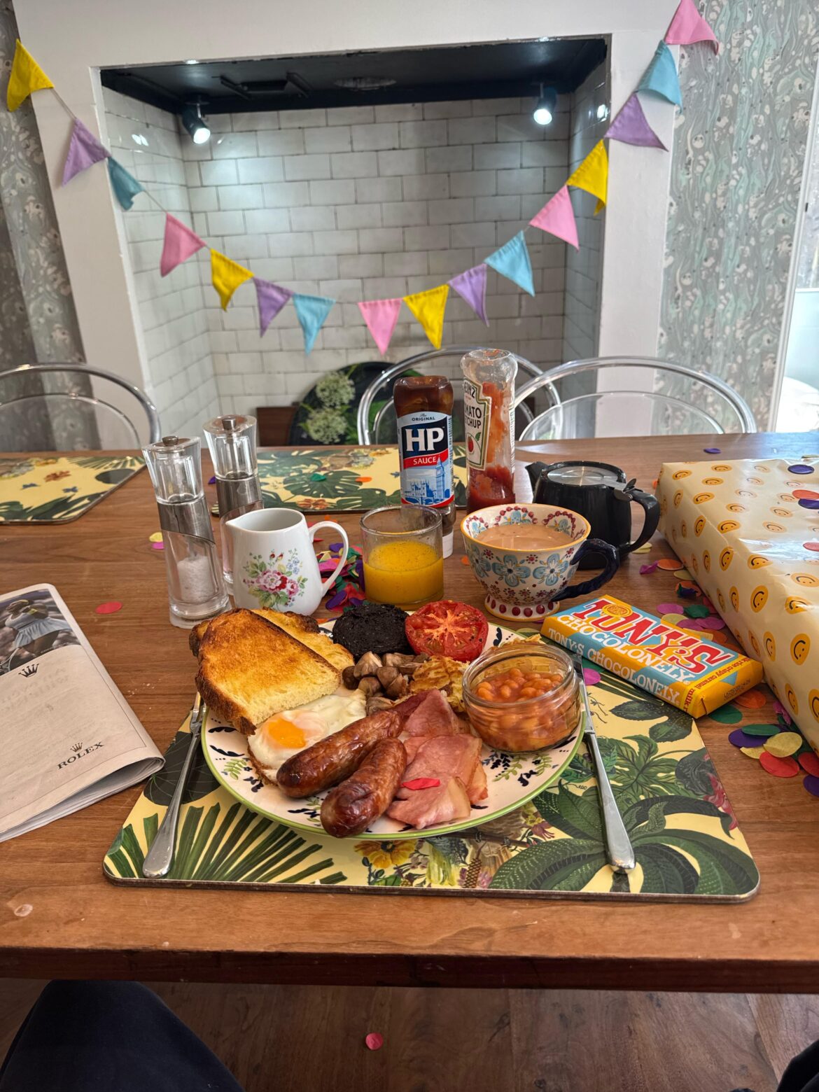Birthday Fry Up made for me by my Amazeballs Mrs!