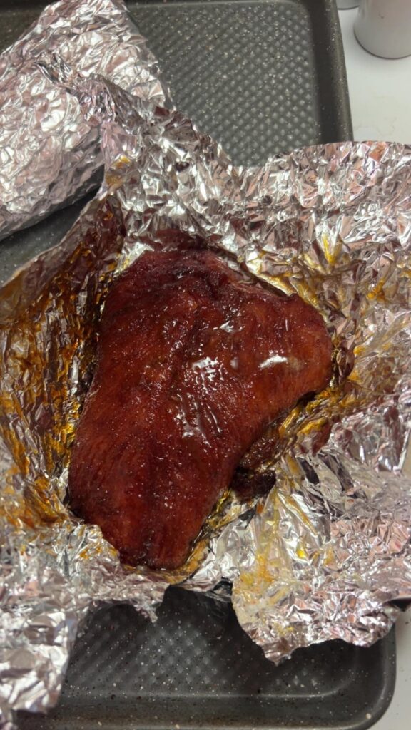 Made some turkey breast on my Camp Chef last weekend, how’s it look?