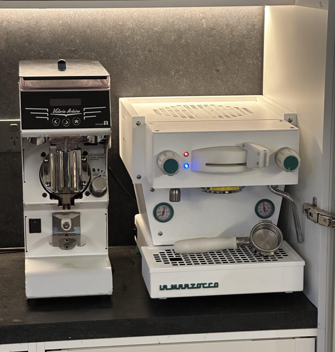 End game setup achieved, but did I go a bit extreme with the grinder?