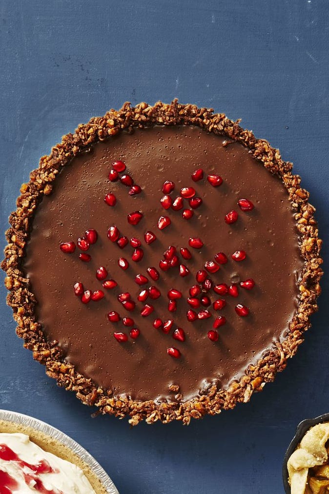 Vegan Christmas Dinner - Gluten Free Ganache Tart