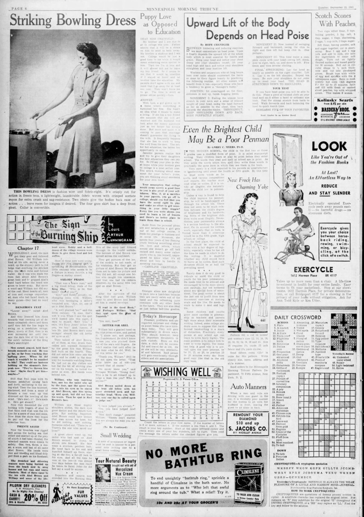 September 23, 1941: Scotch Scones w/ Peaches