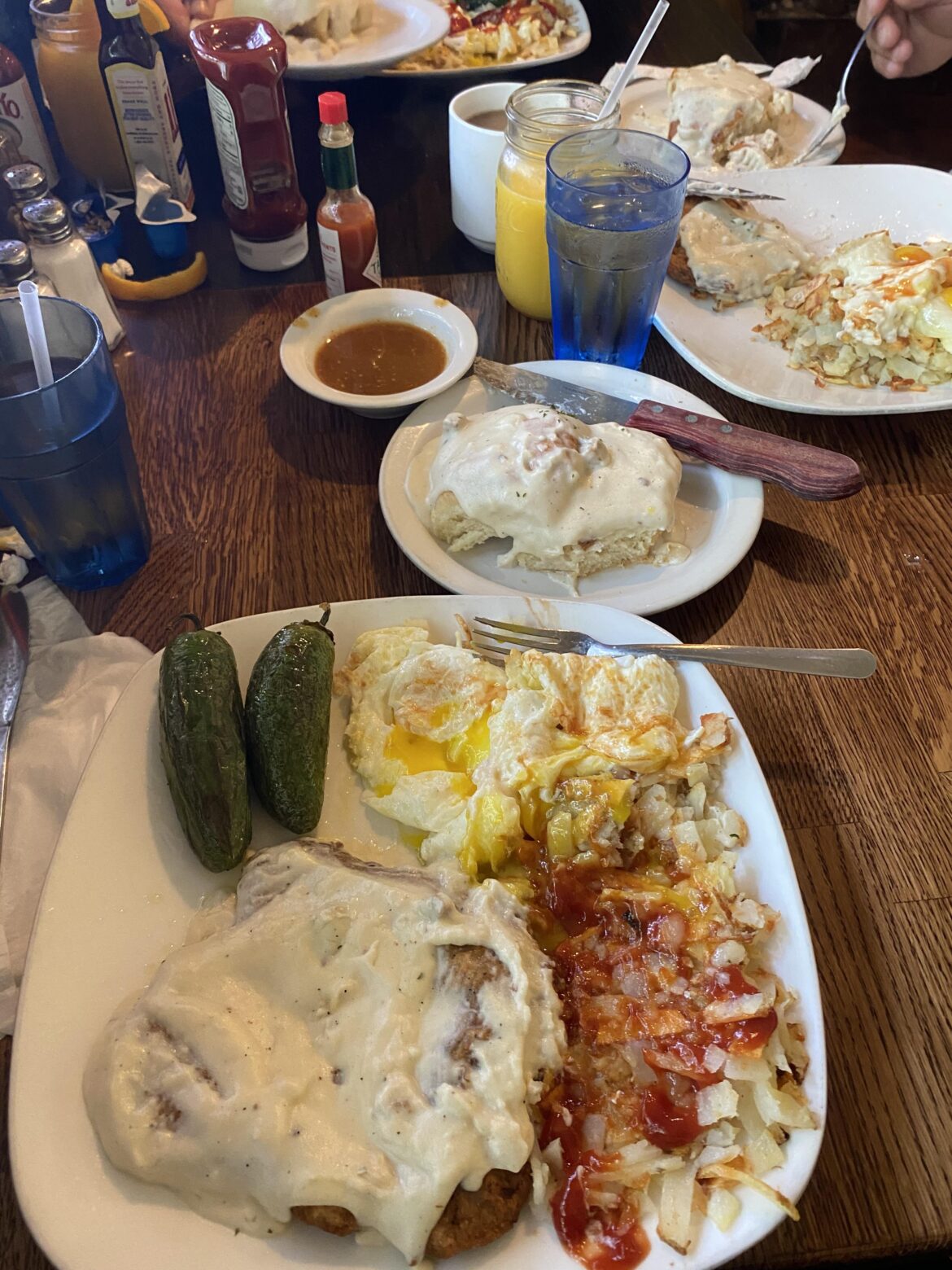 Can’t go wrong with a chicken fried steak.